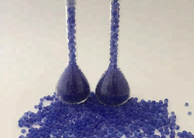 Porcellana Perle disseccanti blu del gel di silice, cristalli del gel di silice di elevata purezza fornitore