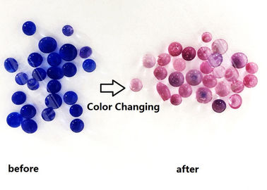 Porcellana Gel di silice Allochroic cromotropico, indicatore disseccante ad alta attività di colore fabbrica