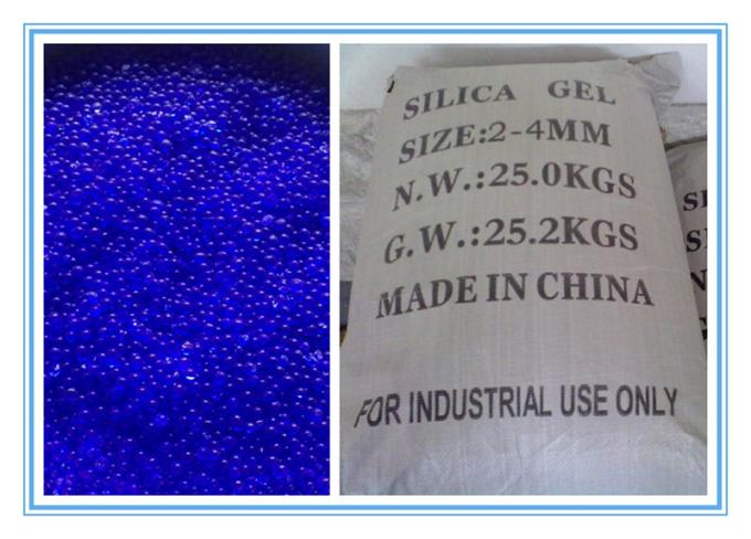 Inodoro non tossico disseccante d'indicazione blu del gel di silice del cambiamento di colore